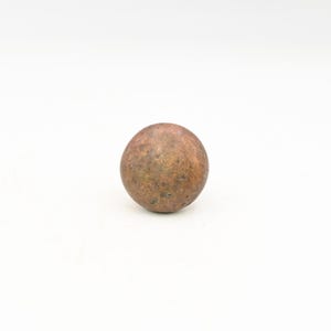 Antique Brass Bronze Door Knob Art Deco Crafts Victorian Era Single Knob
