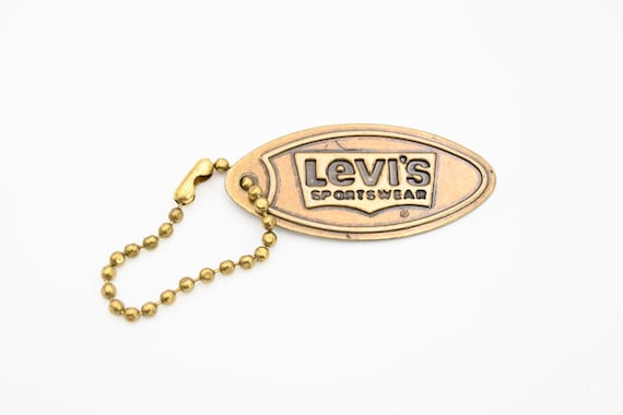 1970-80's Levi's Sportswear Levi Jeans Embossed Metal Copper