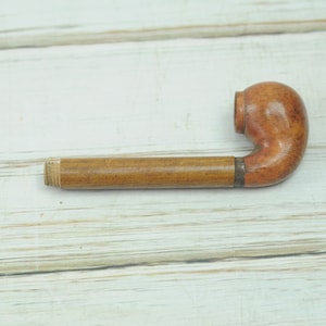 Vintage . Estate Wood Tobacco Pipe No Filter Mouthpiece