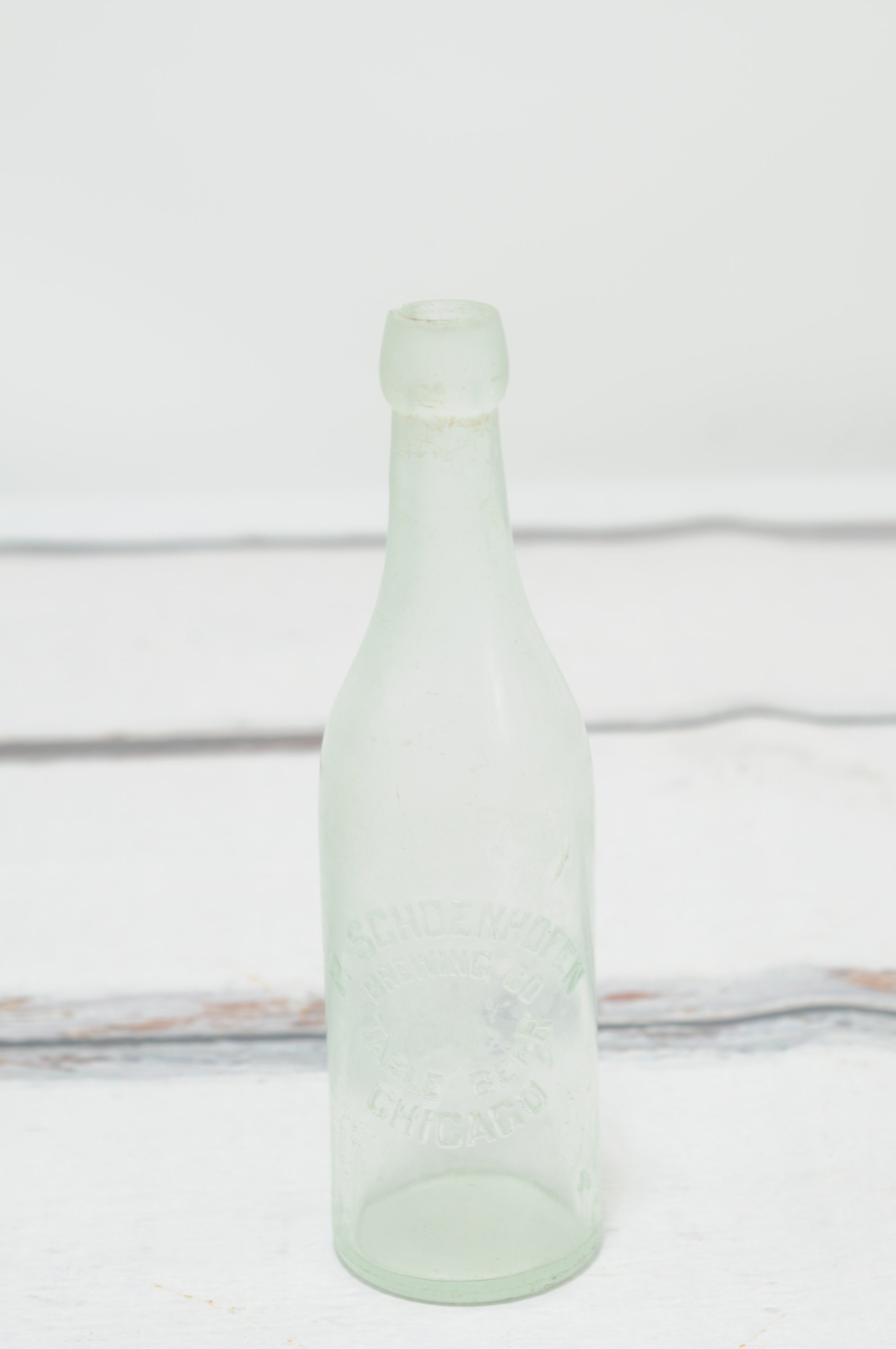 Antique Circa Late 1800s Blob Top Beer Bottle Schoenhofen Brewery ...