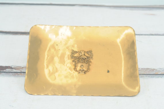 BRONZE ハンドメイド 【BY-NATALE】 ナターレ・ロッシ 作　ブロンズ プレート 直径約20cm 重448g　飾皿 彫刻 トレー 青銅 アート ヴィンテージ ブロンズ サービング プラッター 前菜 プラッター 装飾