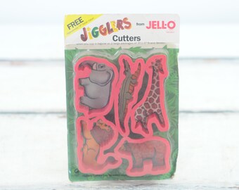 Vintage Jell-O Jigglers Fun Snack Kit Kids Set With Box