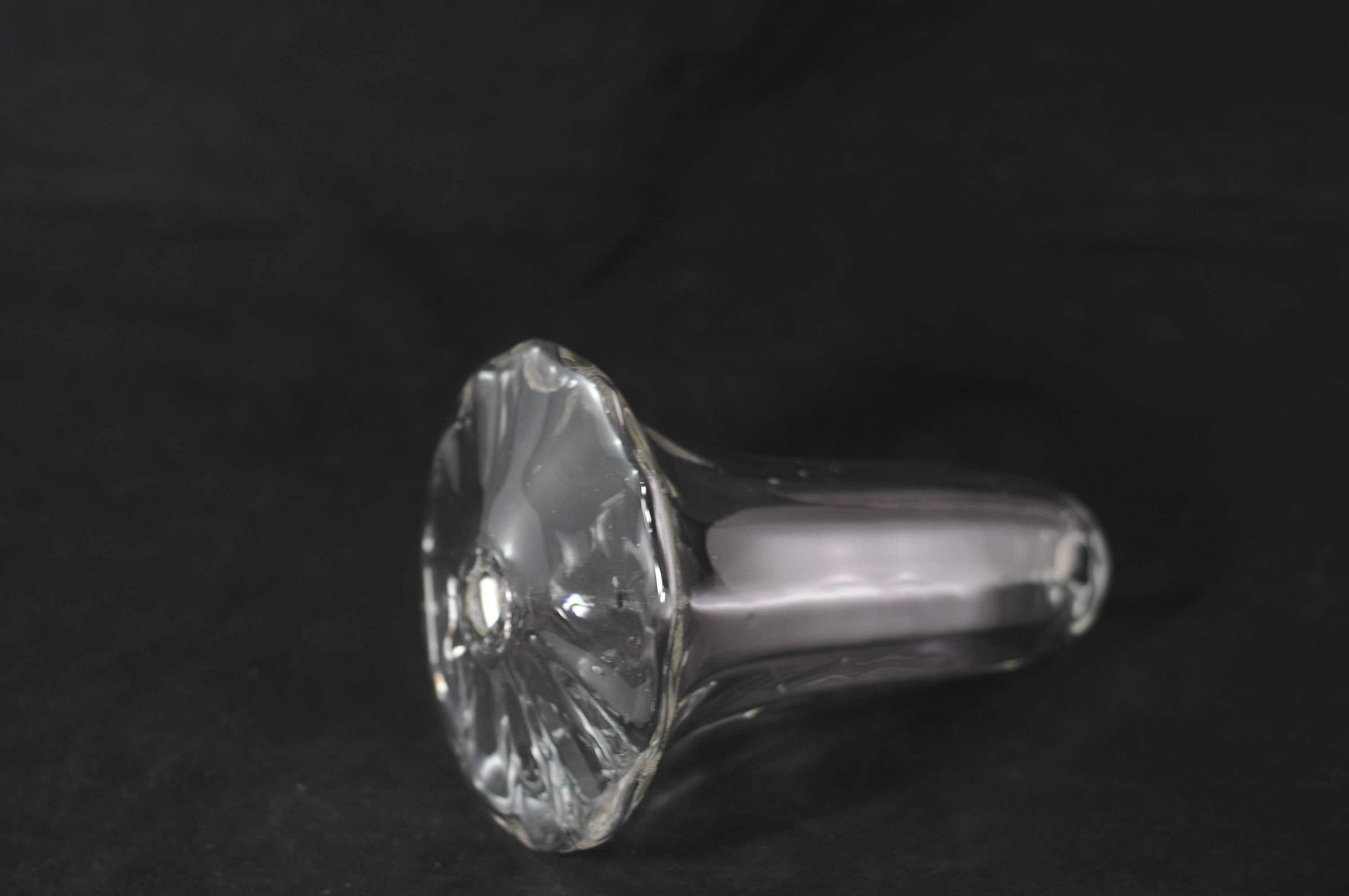 Vintage Art Deco Clear Glass Lamp Globe Part