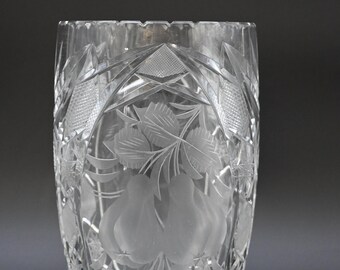 ヴィンテージ リードクリスタル インペルラックス ガラス花瓶