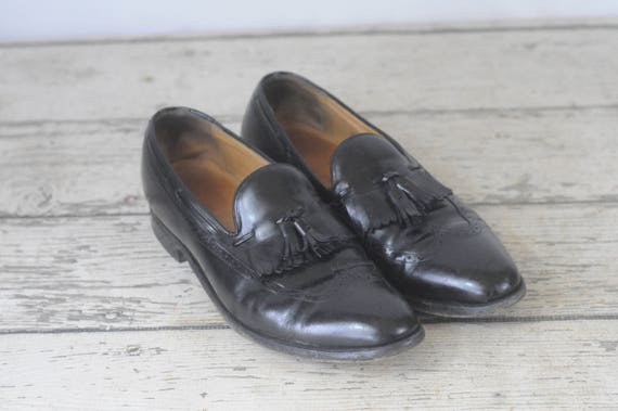 Johnston & Murphy Domani Men Tassel Loafer 9.5 M Dress Shoe Black Leather Italy Johnston & Murphy Men main image 2