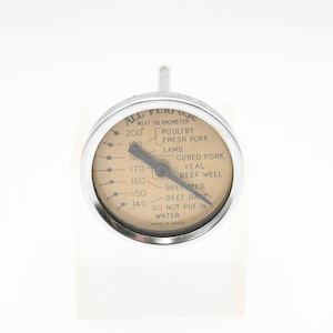 Vintage 1950&#39;s Good Working Analog Dial Probe Style All Purpose Meat Thermometer Japan #2