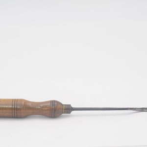 Antique S. J. Addis Wood Carving Tool Gouge Chisel 32 1/4 Curved Cut 9 ...