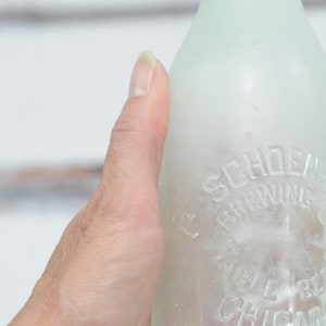 Antique Circa Late 1800s Blob Top Beer Bottle Schoenhofen Brewery ...
