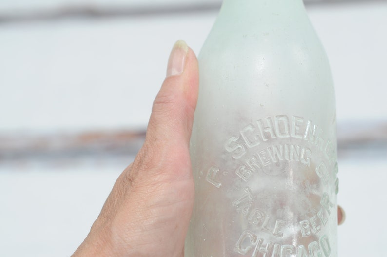 Antique Circa Late 1800s Blob Top Beer Bottle Schoenhofen Brewery ...