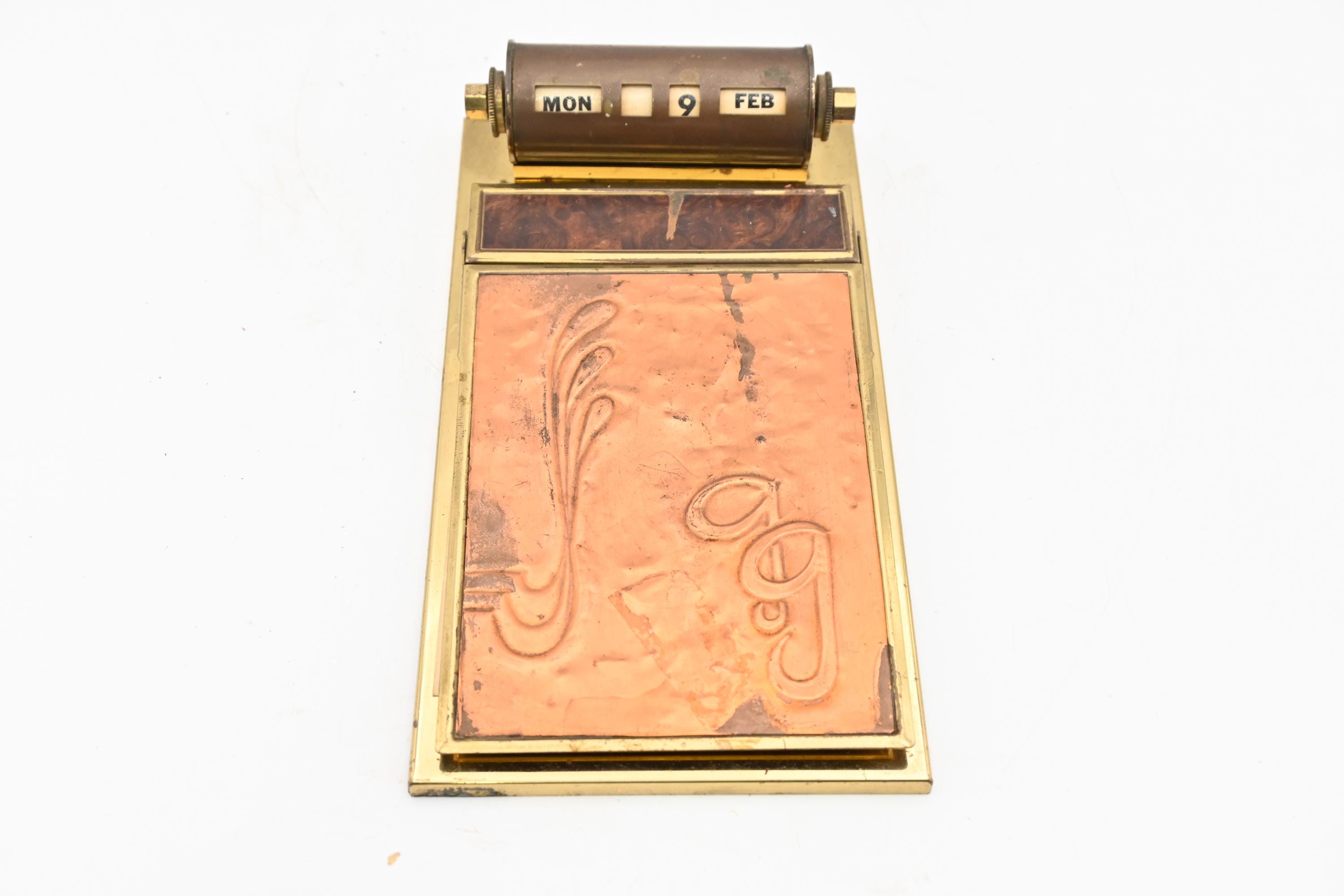 Vintage Metal Perpetual Flip Calendar - Etsy