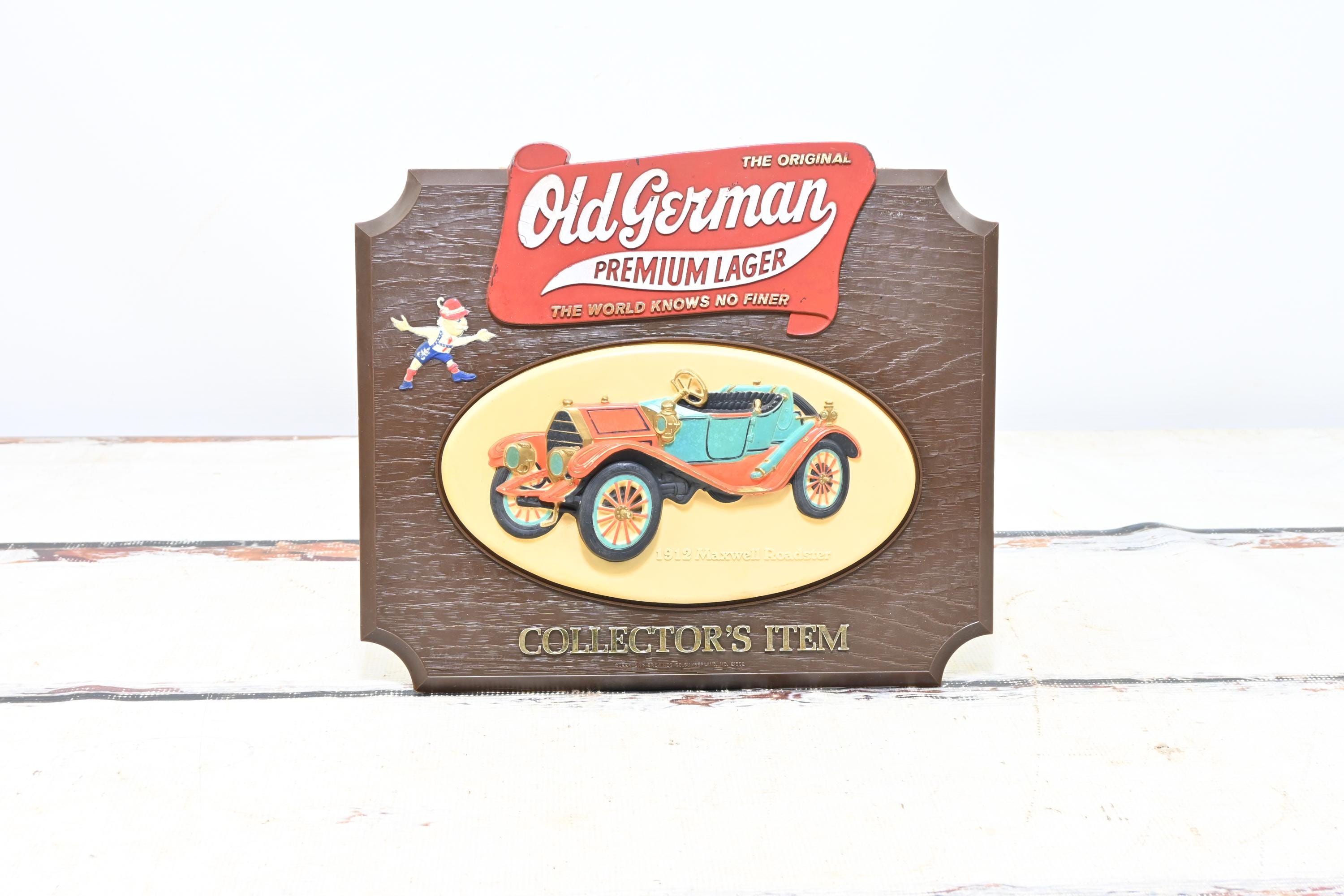 Vintage Beer Sign Old German Premium Lager Collectors Sign 1912