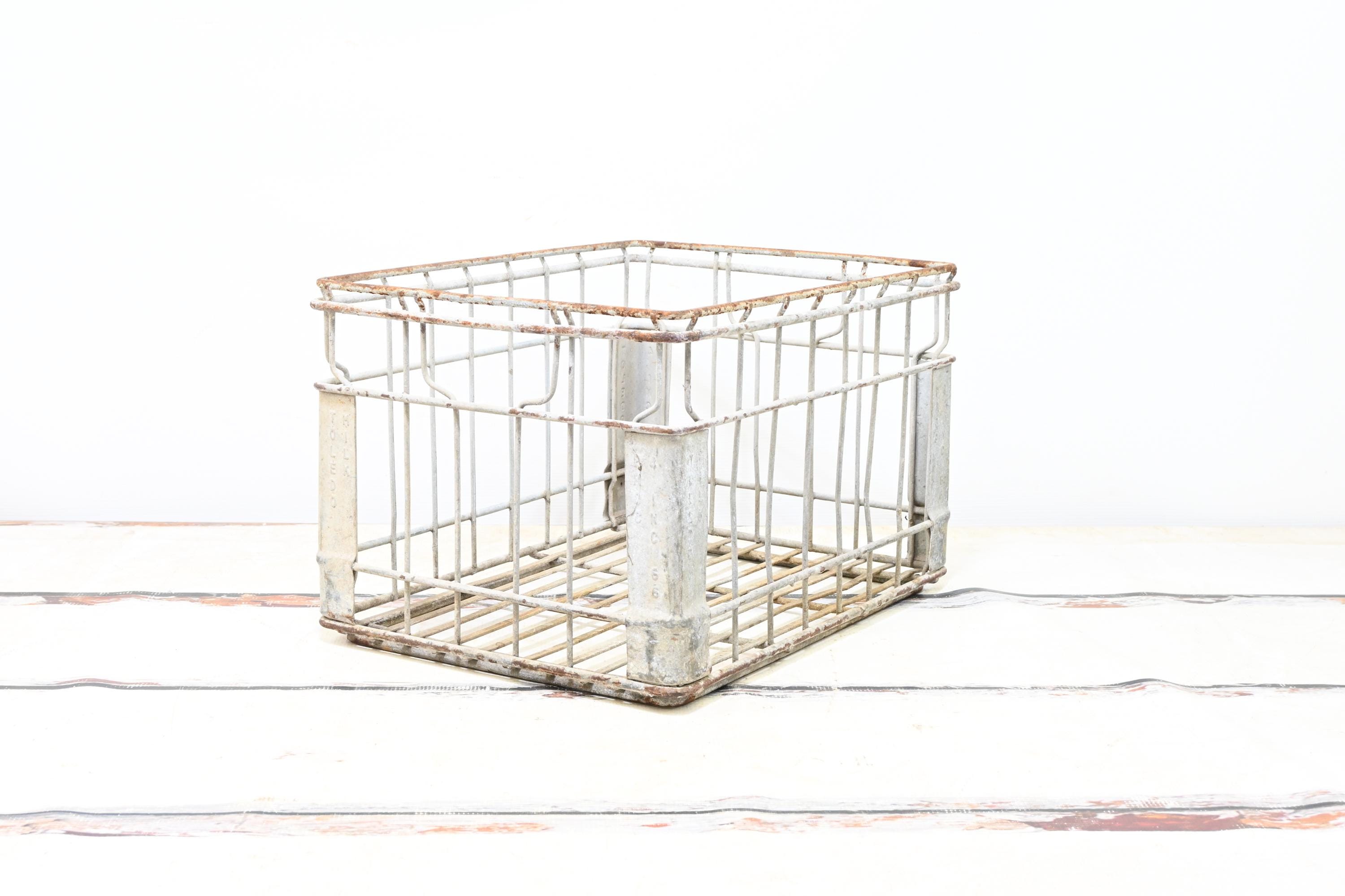 Metal milk crate - Etsy 日本