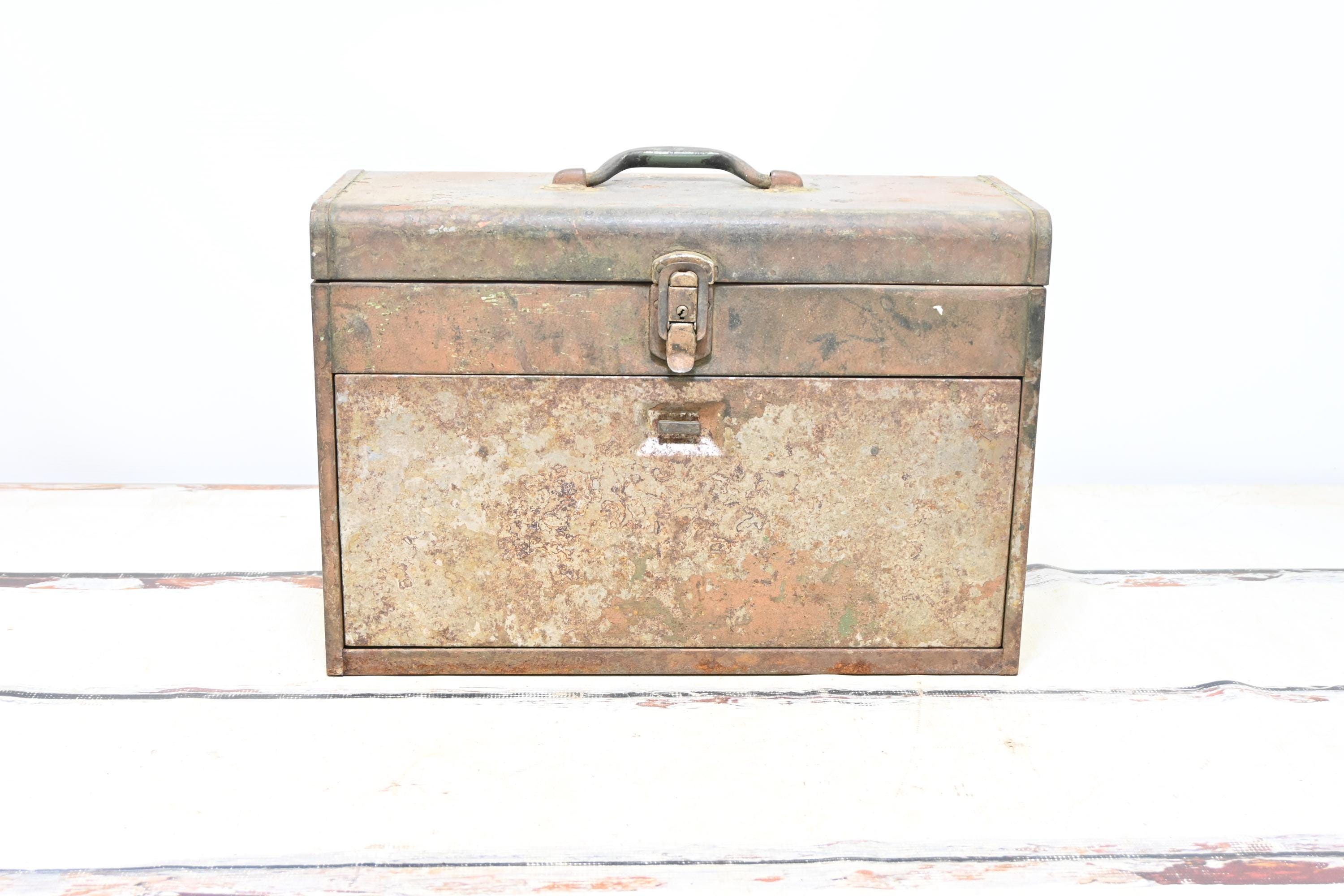 Vintage. Kennedy #620 Toolbox 3 Drawer Machinist Chest Mechanics