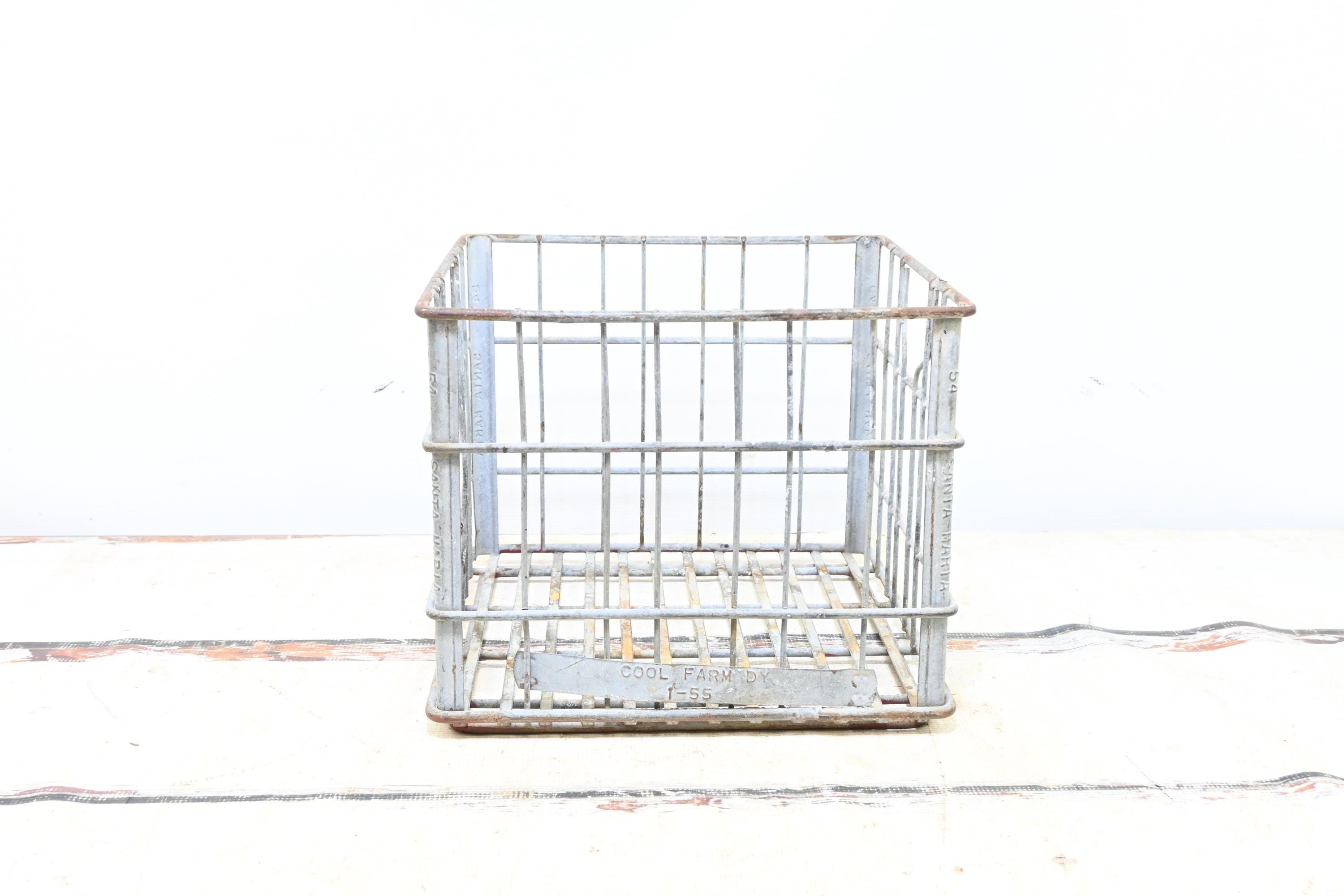 Wire Milk Crate - Etsy