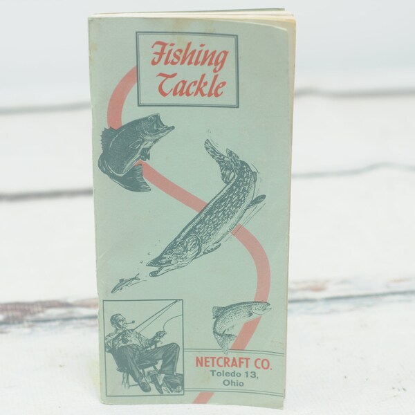 Vintage Fishing Book Etsy