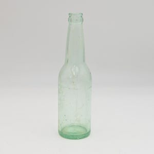 Antique/Vintage Applied Crown Top Beer Bottle Aqua Bottle
