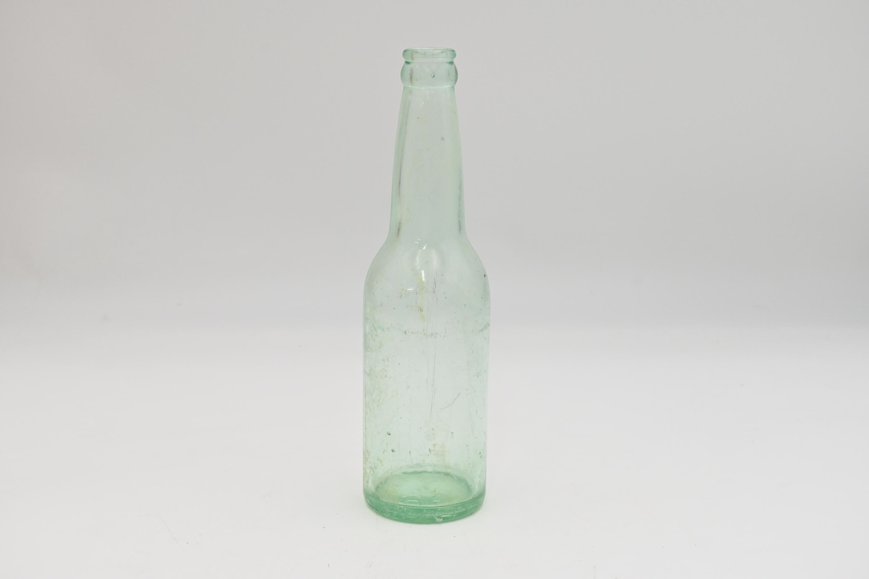 Antique blue glass beer bottle - Etsy 日本