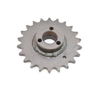 Vintage Industrial Iron Wheel Gear Industrial Salvage Fabulous 4.75&quot; Farm Tractor Gear Industrial Art Urban Art