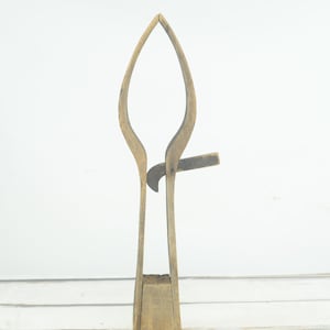 Antique/Vintage Wood Harness Makers Vice Clamp Saddle Makers Vise Clamp Leather Working Vise Clamp +