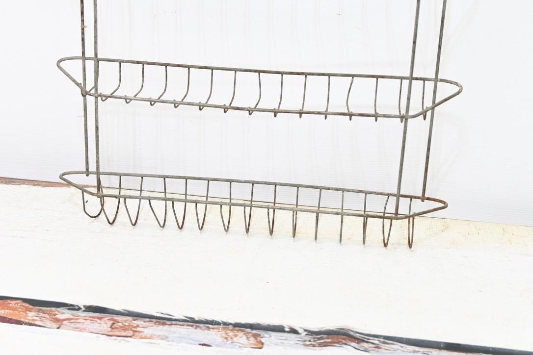 Vintage Metal Wire Shelf Wall Display Store Display Rack - Etsy