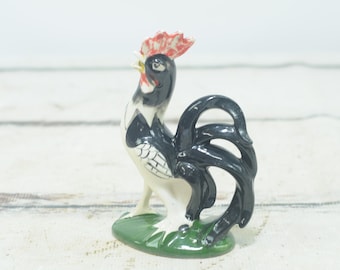 Vintage Artmark Hand-painted Ceramic Rooster Figure Japan Chicken Rooster Decor