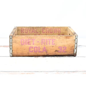 Royal Crown Cola Wood Crate - Etsy