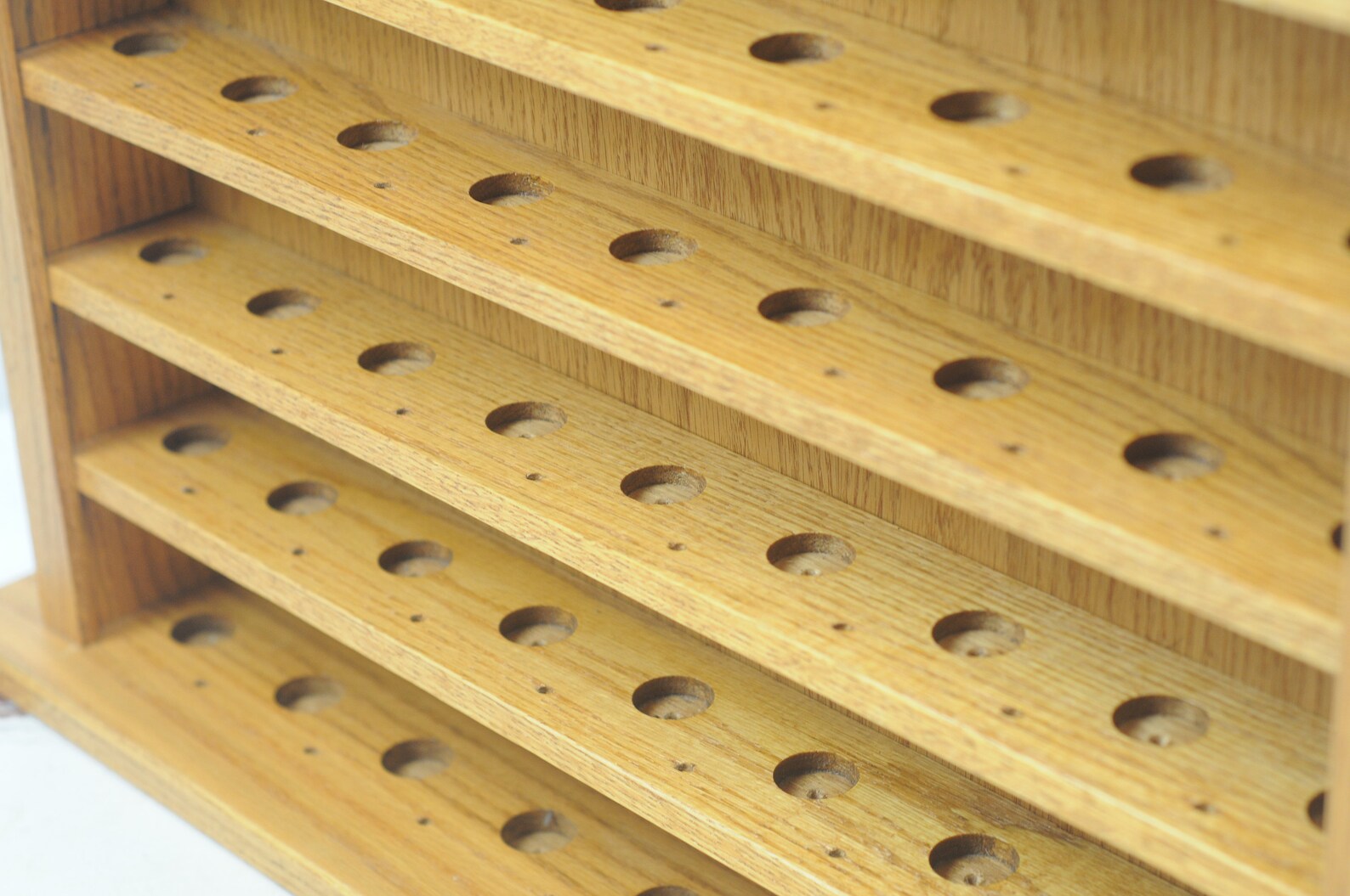 Vintage . Wood 54 Space Golf Ball Display Rack Wall Mount Etsy