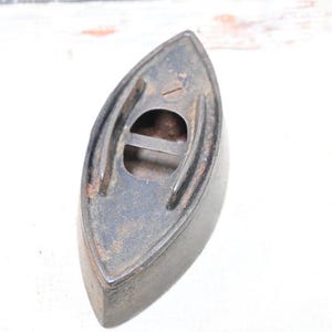 Antique . BASE ONLY  Sad Iron Small Flat Iron Cuffs and Collars