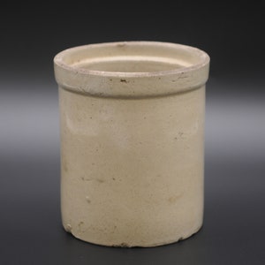 Vintage / Antike Steinzeug Crock Salzglasierte Crock Käsetopf Einmachglas Küche Utensil Caddy