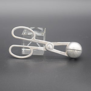 Vintage . Tesoura de alumínio estilo fabricante de almôndegas melão baller alça dupla retrô ferramenta de cozinha gadget +