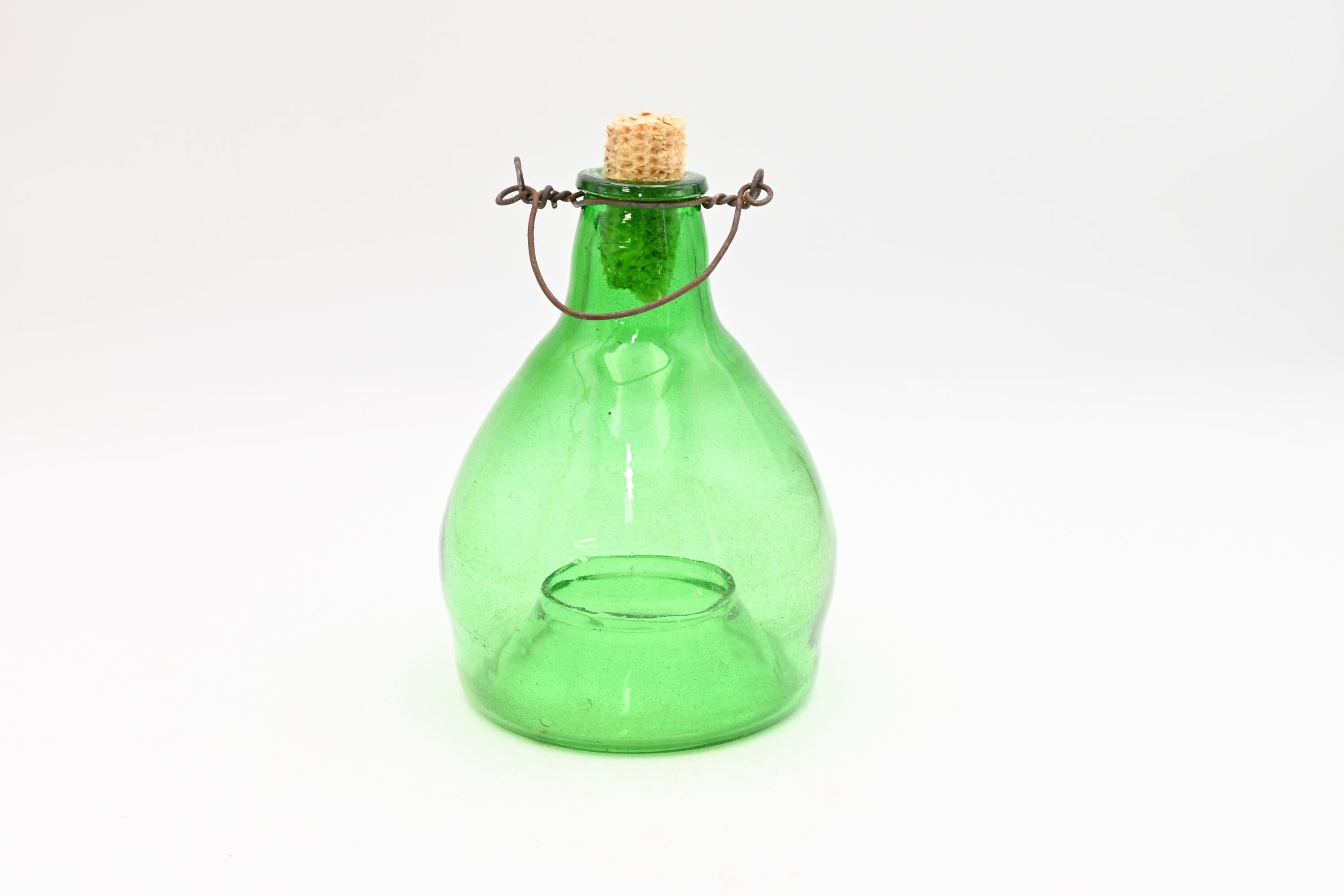 稀少ワンダーデコールイギリスアンティーク古いガラス虫取り瓶FlyTrapパープル Hand Blown Footed Fly Trap – Gardenheir