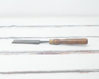 Antique/Vintage 1 3/4" Wood Carving Tool Paring Chisel Straight Handle 18"L Buck Brothers?
