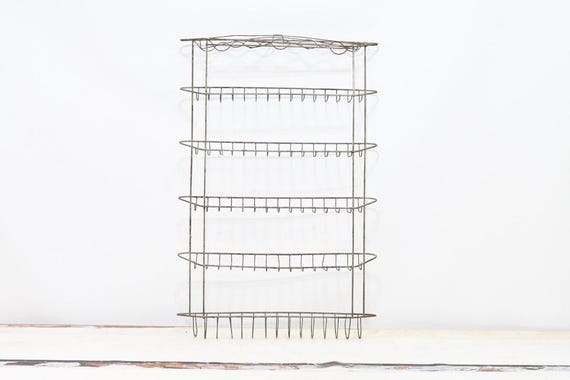 Vintage Metal Wire Shelf Wall Display Store Display Rack - Etsy