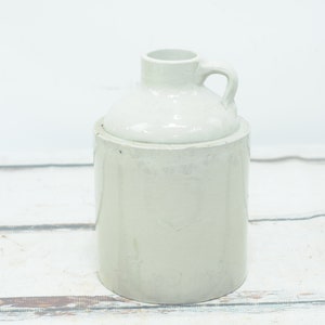 Vintage/Antique Stoneware Jug 1/2 or 1 Gallon Pottery Jug Wide Mouth Red Wing?