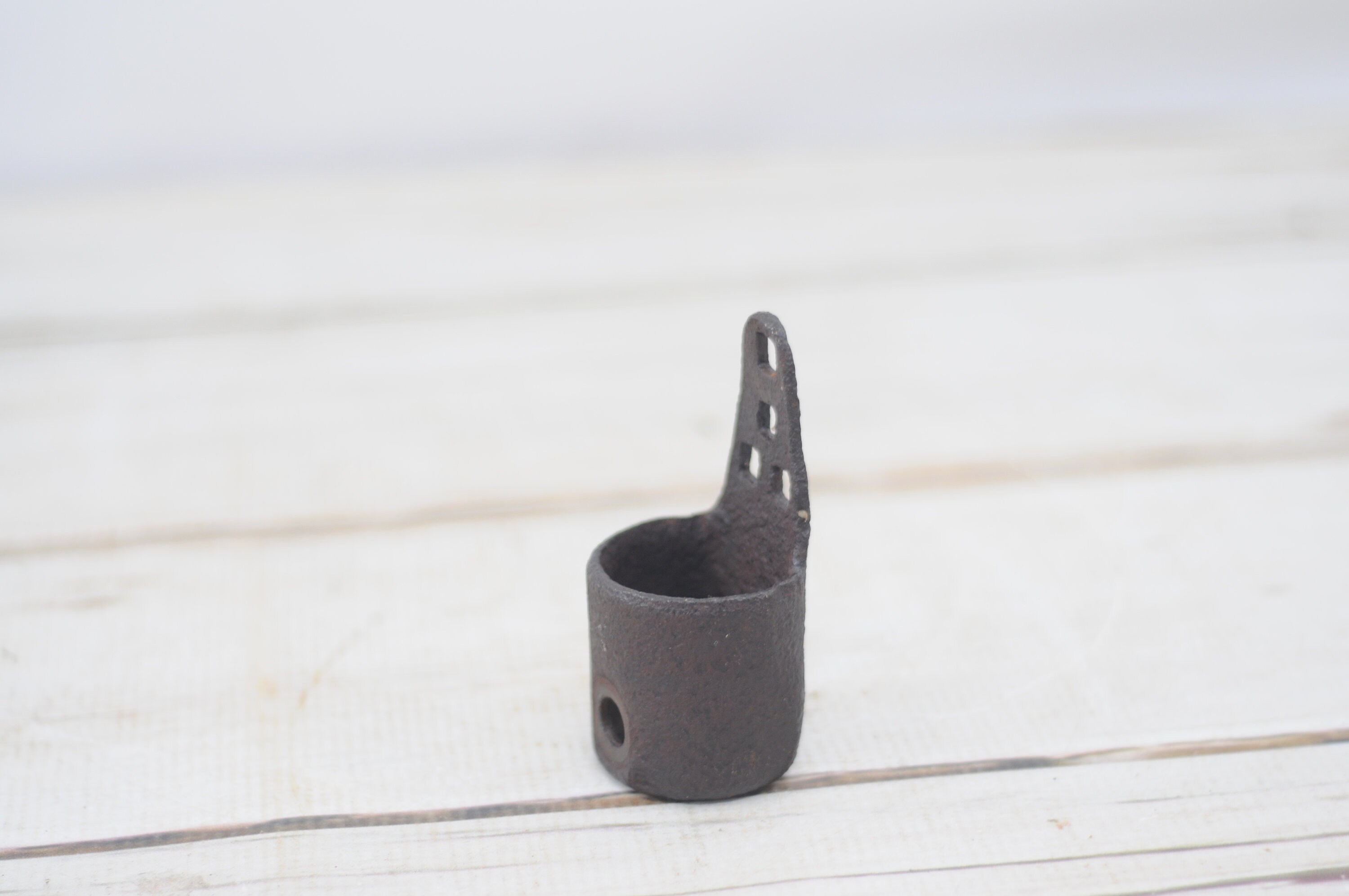 Antique ./ Vintage Cast Iron Pot Holder Holster Etsy