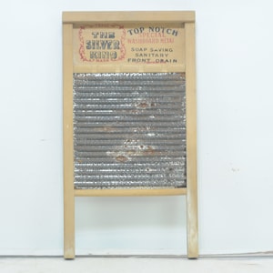 Vintage . Zinc And Wood Washboard National Washboard Co No 824 Chicago Memphis