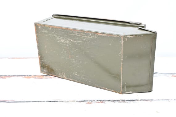 VINTAGE STACKING ボックス Vintage . Stackbin Metal Box Industrial Stacking Bins Parts Bin