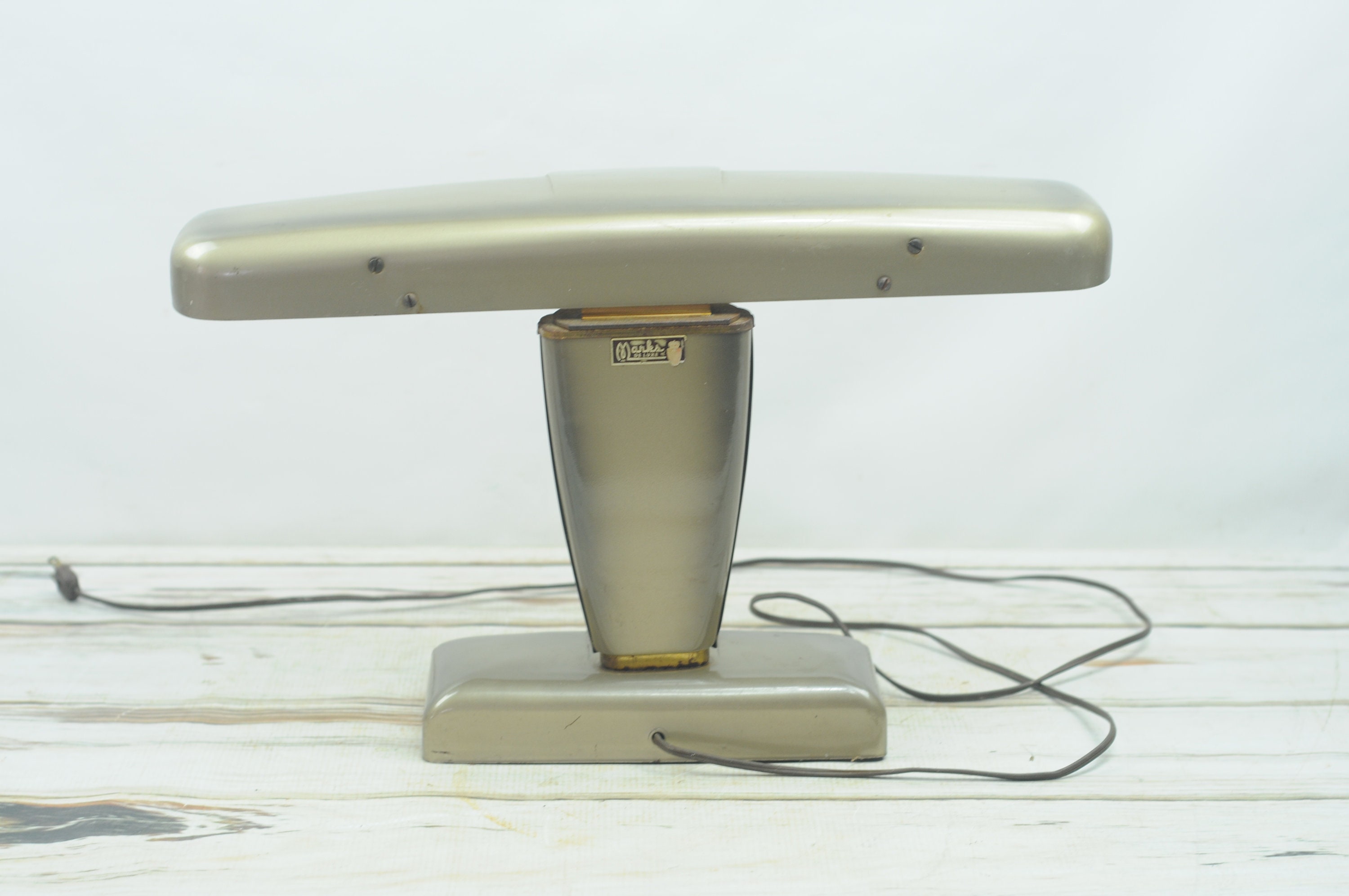 Vintage . MidCentury Marks Deluxe Office Desk Lamp Works Great Etsy