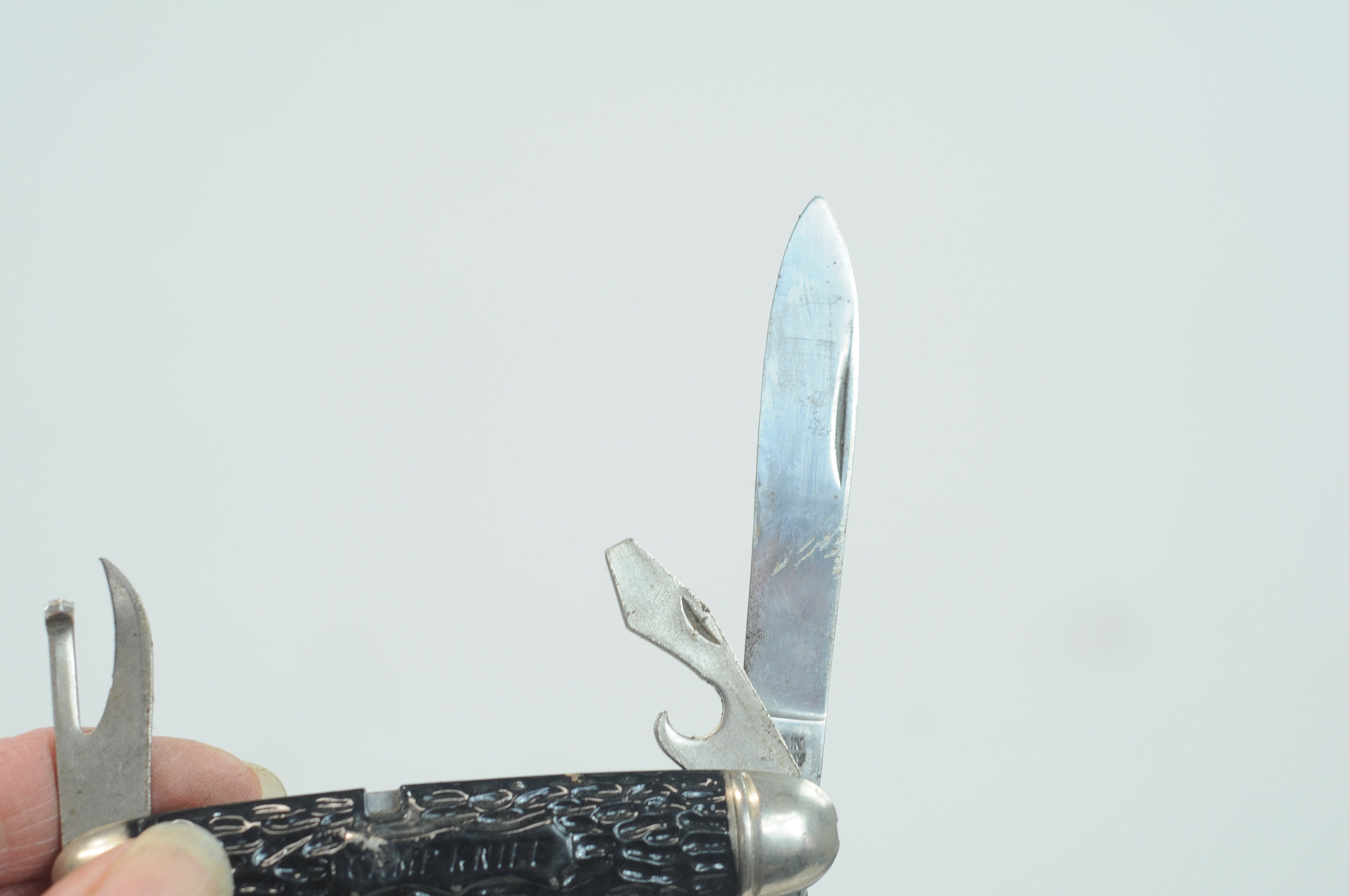 Vintage Camp Knife Pocket Knife Made in Germany 3 Tool Folding Etsy