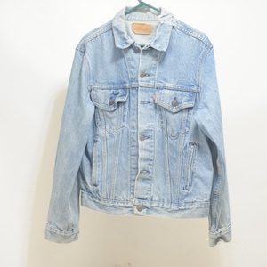 Vintage Levi&#39;s Denim Jacket Type ll Jacket 70506 0214 44R Perfect Wear Collectible Jean Jacket