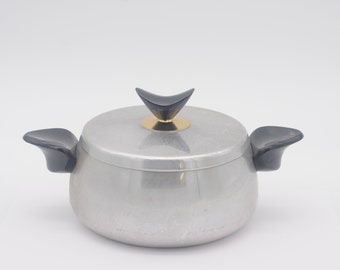 Vintage  Atomic Design Wonder Ware? Aluminum Cookware Sauce Pan Sauce Pot