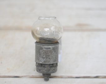 Vintage . Trico Optomatic Oiler Glass Lubricator