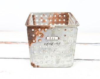 Vintage Heavy Duty Locker Basket #144 Vintage Androck Gym Locker Basket Rockford Il