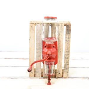 Antique Arcade Number 4 Crystal Coffee Grinder Wall Mount Coffee Grinder  With Catch Cup + - Etsy