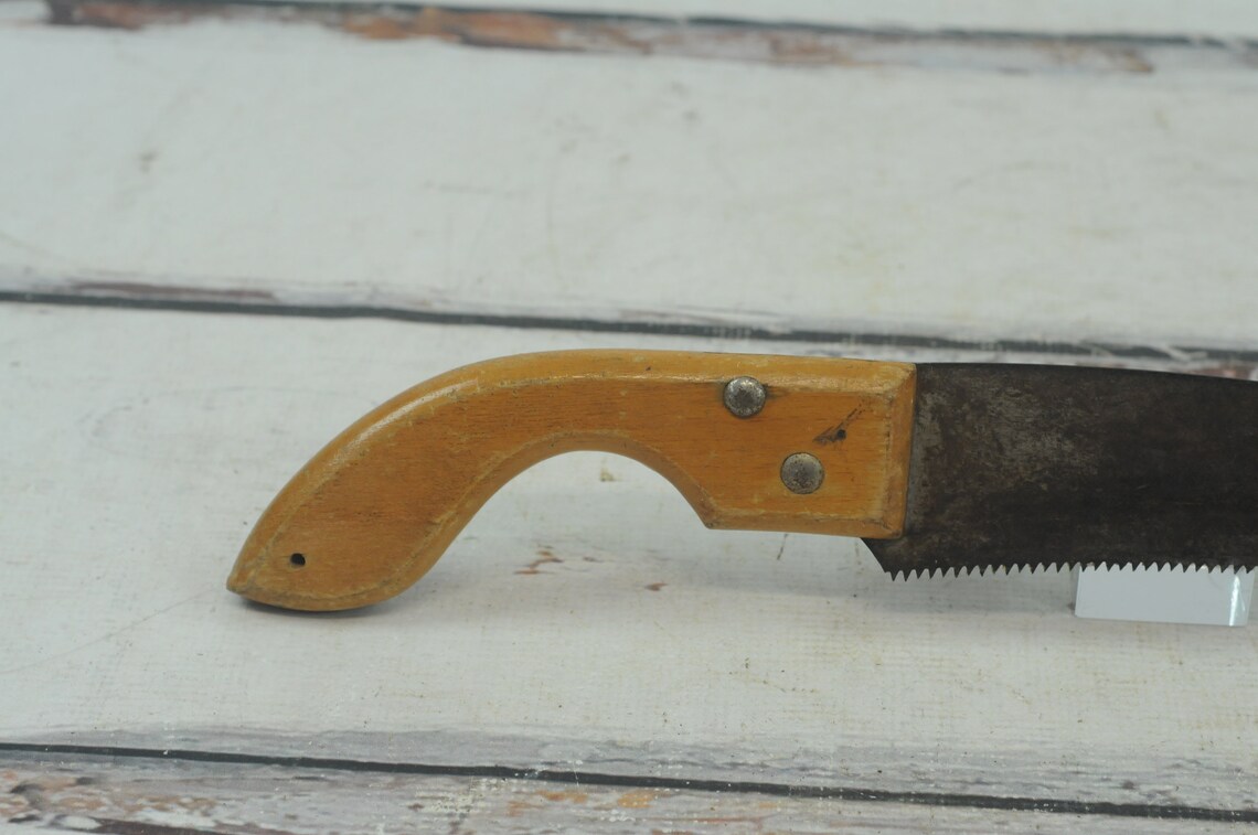 Vintage . Hand Saw Curved Blade Pruning Saw 2 Etsy