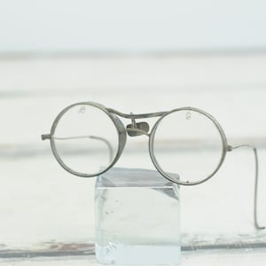 Vintage 1930&#39;s KINGS Safety Goggles Glasses Steampunk Motorcycle Eye Glasses Collectible Eyewear Science Goggles +