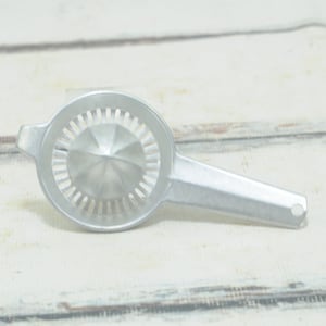 Vintage . Foley Aluminum Metal Juicer Fruit Strainer Vintage Aluminum Kitchen Tool +