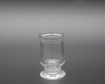 Vintage Toothpick Holder/Small Individual Glass Creamer Mini Pitcher Restaurant Serve Ware Coffee Station