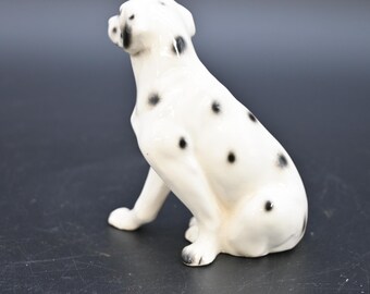 ヴィンテージ磁器/陶器製ダルメシアン犬の置物 コレクターズアイテム