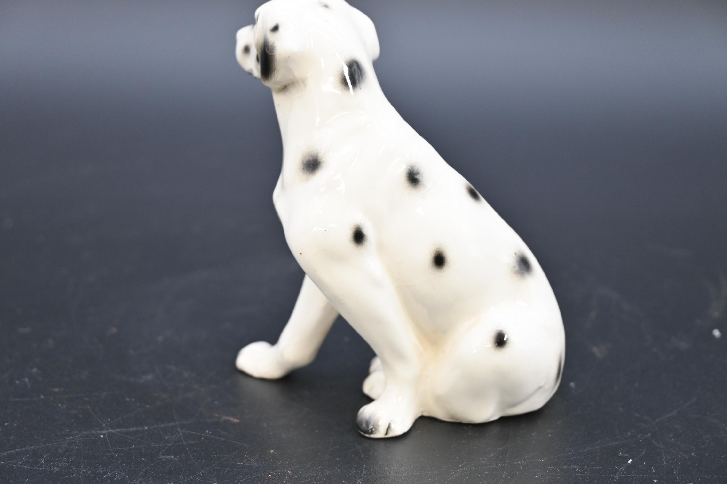 ヴィンテージ磁器/セラミック製ダルメシアン犬フィギュア コレクターズ